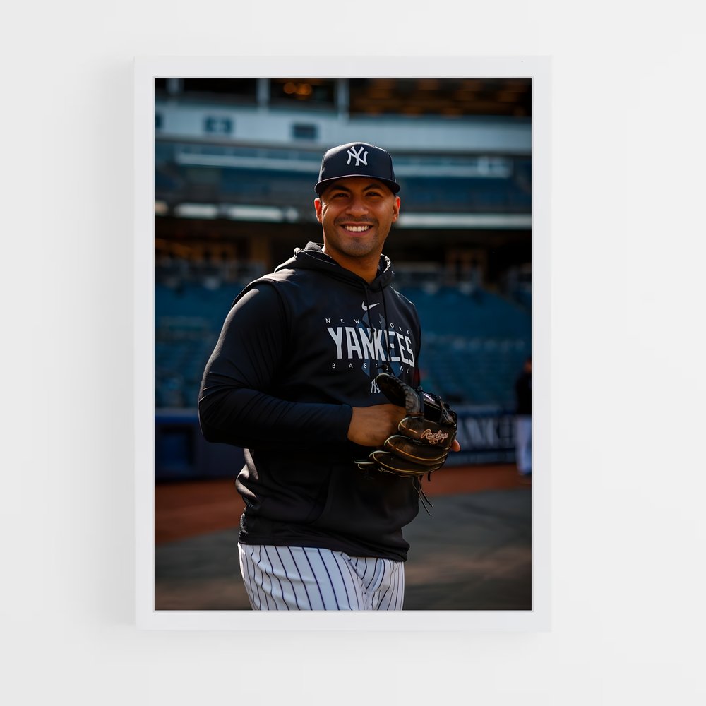 Poster Gleyber en Action – affiche Baseball (vue 3)